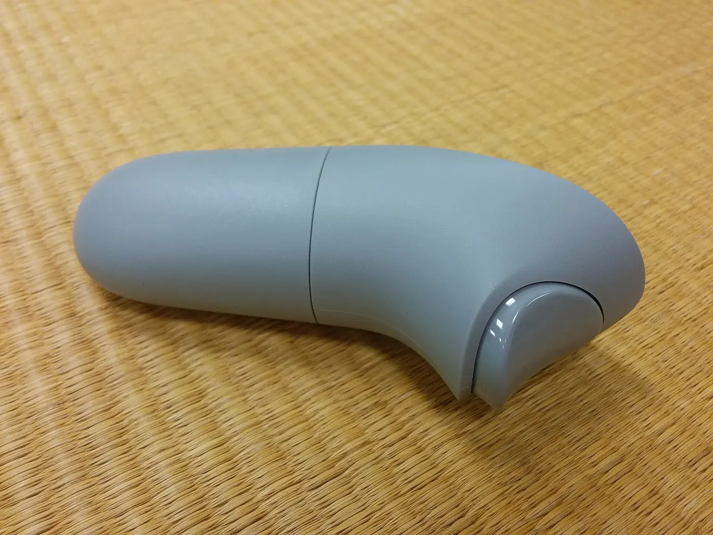 An Oculus Go virtual reality headset on a table